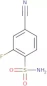 4-Cyano-2-fluorobenzene-1-sulfonamide