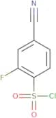 4-cyano-2-fluorobenzene-1-sulfonyl Chloride