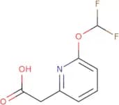 2-[6-(Difluoromethoxy)pyridin-2-yl]acetic acid