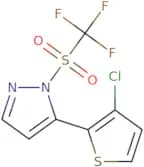 5-(3-Chloro-2-thienyl)-1-[(trifluoromethyl)sulfonyl]-1H-pyrazole