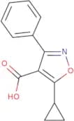 5-Cyclopropyl-3-phenyl-1,2-oxazole-4-carboxylic acid