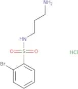 N-(3-Aminopropyl)-2-bromobenzene-1-sulfonamide hydrochloride