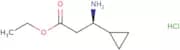(R)-Ethyl 3-amino-3-cyclopropylpropanoate hydrochloride