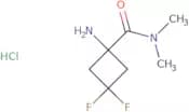 1-Amino-3,3-difluoro-N,N-dimethylcyclobutane-1-carboxamide hydrochloride