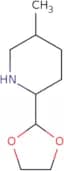 2-(1,3-Dioxolan-2-yl)-5-methylpiperidines
