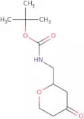 tert-Butyl N-[(4-oxooxan-2-yl)methyl]carbamate