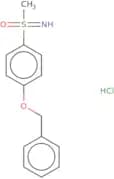 [4-(Benzyloxy)phenyl](imino)methyl-λ⁶-sulfanone hydrochloride