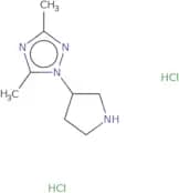 3,5-Dimethyl-1-(pyrrolidin-3-yl)-1H-1,2,4-triazole dihydrochloride