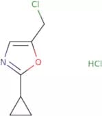 5-(Chloromethyl)-2-cyclopropyl-1,3-oxazole hydrochloride