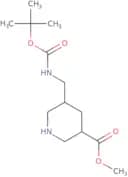 Methyl 5-({[(tert-butoxy)carbonyl]amino}methyl)piperidine-3-carboxylate