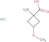 1-Amino-3-methoxycyclobutane-1-carboxylic acid hydrochloride