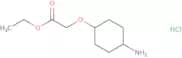 Ethyl 2-[(4-aminocyclohexyl)oxy]acetate hydrochloride