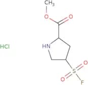 Methyl 4-(fluorosulfonyl)pyrrolidine-2-carboxylate hydrochloride