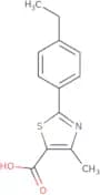 2-(4-Ethylphenyl)-4-methyl-1,3-thiazole-5-carboxylic acid