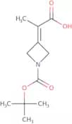 2-{1-[(tert-Butoxy)carbonyl]azetidin-3-ylidene}propanoic acid