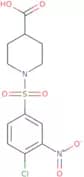 1-(4-chloro-3-nitrobenzenesulfonyl)piperidine-4-carboxylic acid