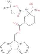 3-{[(tert-Butoxy)carbonyl]amino}-1-{[(9H-fluoren-9-yl)methoxy]carbonyl}piperidine-3-carboxylic acid