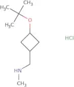 Methyl({[(1S,3S)-3-(tert-butoxy)cyclobutyl]methyl})amine hydrochloride