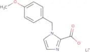 1-[(4-methoxyphenyl)methyl]-1H-imidazole-2-carboxylate lithium
