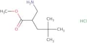 Methyl 2-(aminomethyl)-4,4-dimethylpentanoate hydrochloride