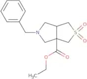 Ethyl 5-benzyl-2,2-dioxo-hexahydro-1H-2λ6-thieno[3,4-c]pyrrole-3a-carboxylate