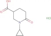 1-Cyclopropyl-6-oxopiperidine-3-carboxylic acid hydrochloride