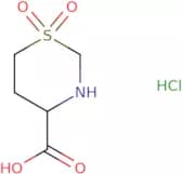 1,1-Dioxo-1λ⁶,3-thiazinane-4-carboxylic acid hydrochloride