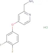 [4-(3,4-Difluorophenoxy)pyridin-2-yl]methanamine hydrochloride