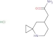 2-{4-Azaspiro[2.5]octan-7-yl}acetamide hydrochloride