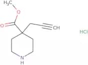 Methyl 4-(prop-2-yn-1-yl)piperidine-4-carboxylate hydrochloride