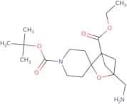 1'-tert-Butyl 1-ethyl 4-(aminomethyl)-3-oxaspiro[bicyclo[2.1.1]hexane-2,4'-piperidine]-1,1'-dicarb…