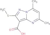 5,7-Dimethyl-2-(methylsulfanyl)pyrazolo[1,5-a]pyrimidine-3-carboxylic acid