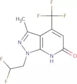 1-(2,2-Difluoroethyl)-3-methyl-4-(trifluoromethyl)-1,7-dihydro-6H-pyrazolo[3,4-b]pyridin-6-one