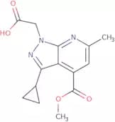 2-[3-Cyclopropyl-4-(methoxycarbonyl)-6-methyl-1H-pyrazolo[3,4-b]pyridin-1-yl]acetic acid