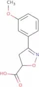 3-(3-Methoxyphenyl)-4,5-dihydro-1,2-oxazole-5-carboxylic acid