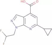 6-Cyclopropyl-1-(2,2-difluoroethyl)-1H-pyrazolo[3,4-b]pyridine-4-carboxylic acid