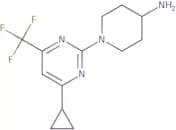 1-[4-Cyclopropyl-6-(trifluoromethyl)pyrimidin-2-yl]piperidin-4-amine