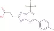 3-[5-(4-Fluorophenyl)-7-(trifluoromethyl)-[1,2,4]triazolo[1,5-a]pyrimidin-2-yl]propanoic acid