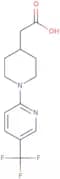 2-{1-[5-(Trifluoromethyl)pyridin-2-yl]piperidin-4-yl}acetic acid