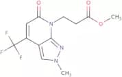Methyl 3-(2-methyl-6-oxo-4-(trifluoromethyl)-2H-pyrazolo[3,4-b]pyridin-7(6H)-yl)propanoate