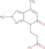 3-(2,4-Dimethyl-6-oxo-2,6-dihydro-7H-pyrazolo[3,4-b]pyridin-7-yl)propanoic acid