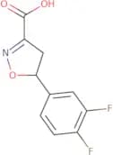 5-(3,4-Difluorophenyl)-4,5-dihydro-1,2-oxazole-3-carboxylic acid