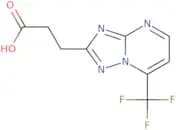 3-[7-(Trifluoromethyl)-[1,2,4]triazolo[1,5-a]pyrimidin-2-yl]propanoic acid