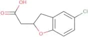 2-(5-Chloro-2,3-dihydro-1-benzofuran-2-yl)acetic acid