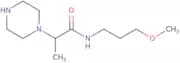N-(3-Methoxypropyl)-2-(piperazin-1-yl)propanamide