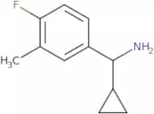 Cyclopropyl(4-fluoro-3-methylphenyl)methanamine