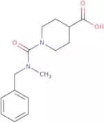 1-[Benzyl(methyl)carbamoyl]piperidine-4-carboxylic acid