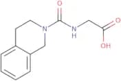 2-[(1,2,3,4-Tetrahydroisoquinoline-2-carbonyl)amino]acetic acid