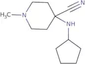 4-(Cyclopentylamino)-1-methylpiperidine-4-carbonitrile