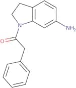 1-(6-Amino-2,3-dihydro-1H-indol-1-yl)-2-phenylethan-1-one